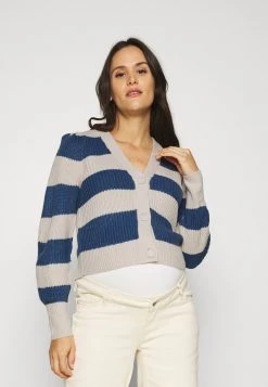 ONLY MATERNITY OLMNICA PUFF - Strickjacke - Pumice Stone - Damen