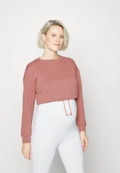 ONLY MATERNITY - Damen OLMEVERY LIFE STRING O NECK - Sweatshirt - Burlwood