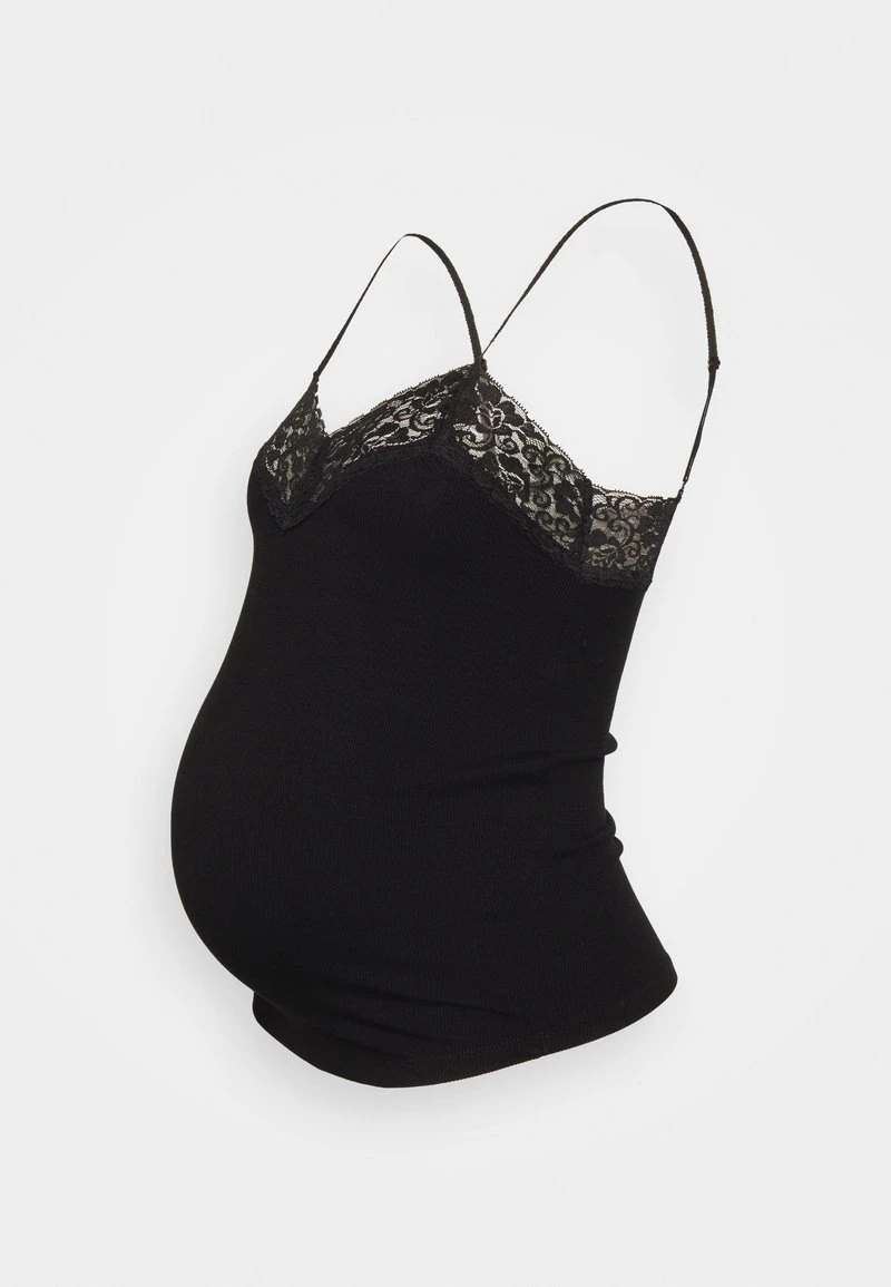 ONLY MATERNITY - Damen OLMTILDE SINGLET 2PACK - Top - Black