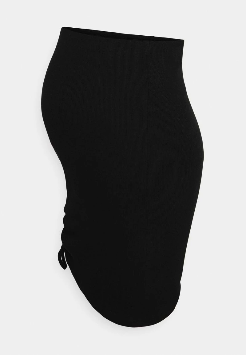 ONLY MATERNITY - Damen OLMNESSA RUCHING SKIRT - Minirock - Black – Bild 5