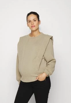 ONLY MATERNITY - Damen OLMNATALIA SHOULDER O NECK - Sweatshirt - Camel