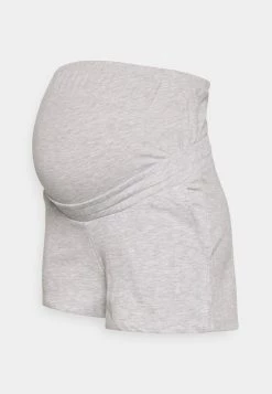 ONLY MATERNITY - Damen OLMDREAMER LIFE - Shorts - Light Grey Melange
