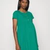 ONLY MATERNITY OLMLILLI BADYDOLL DRESS - Jerseykleid - Pepper Green - Damen