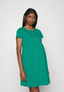 ONLY MATERNITY OLMLILLI BADYDOLL DRESS - Jerseykleid - Pepper Green - Damen