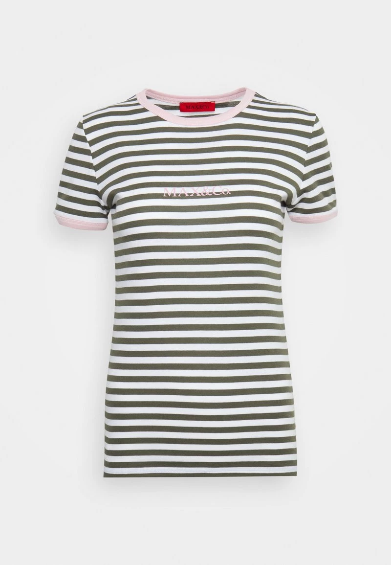 MAX&Co. DALMAZIA - T-Shirt Print - Khaki - Damen