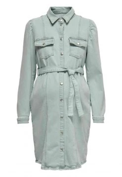 ONLY MATERNITY - Damen Jeanskleid - Light Blue Denim