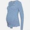 ONLY MATERNITY OLMCINDY WRAP - Strickpullover - Strong Blue - Damen