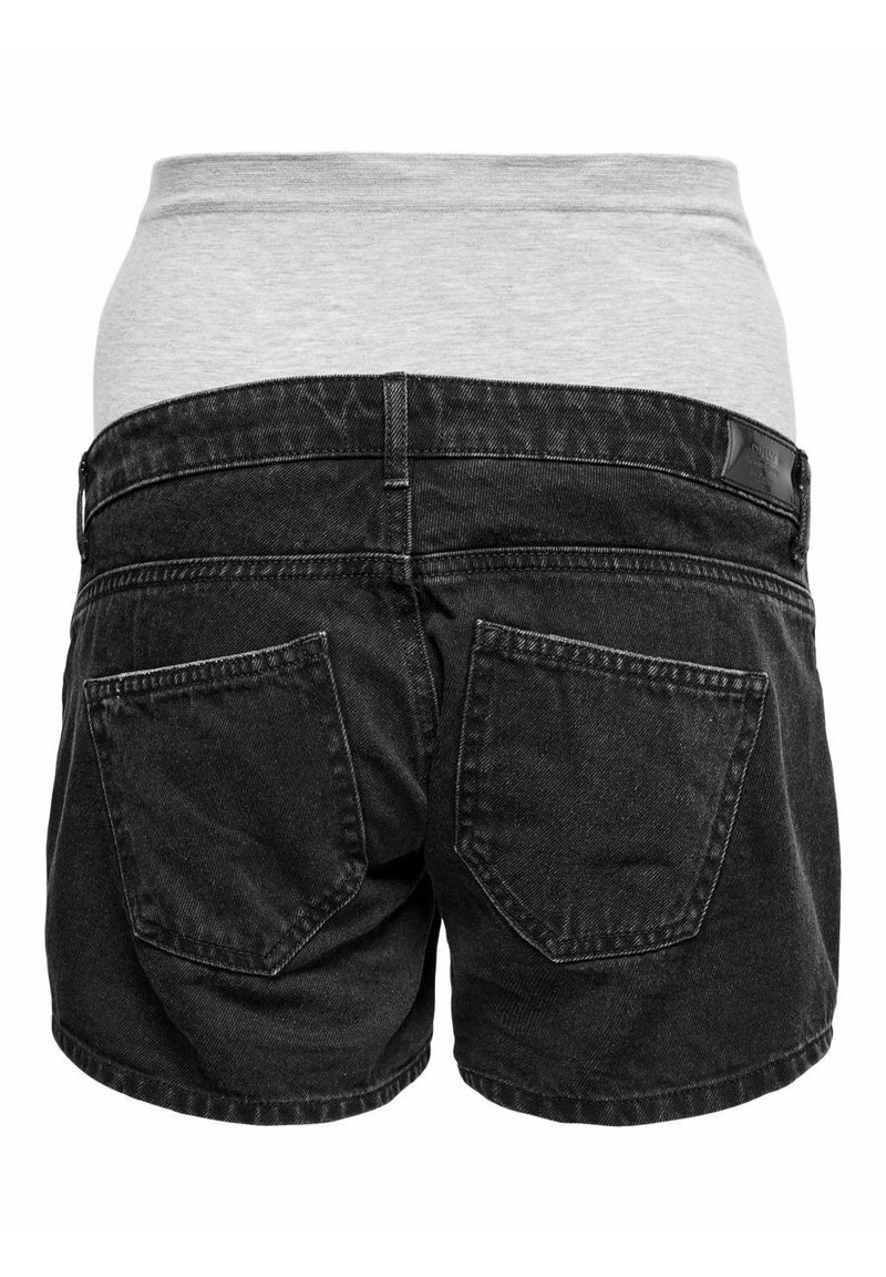 ONLY MATERNITY Jeans Shorts - Black Denim - Damen – Bild 2