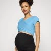 ONLY MATERNITY OLMOLLIE SHORT - T-Shirt Print - All Aboard - Damen