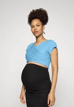 ONLY MATERNITY OLMOLLIE SHORT - T-Shirt Print - All Aboard - Damen