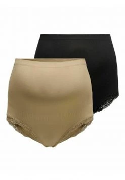 ONLY MATERNITY 2 PACK - Slip - Black - Damen