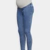 ONLY MATERNITY - Damen OLMRAIN LIFE - Jeggings - Medium Blue