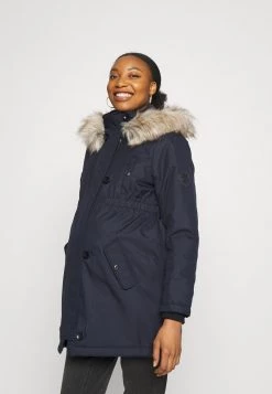 ONLY MATERNITY - Damen OLMIRIS WINTER - Wintermantel - Dark Blue