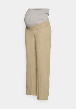 ONLY MATERNITY - Damen OLMSUKI ARIS LIFE WIDE PANT - Stoffhose - Tan