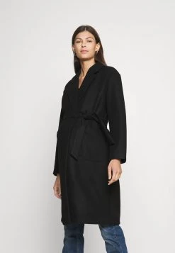 ONLY MATERNITY - Damen OLMTRILLION LONG BELT COATIGAN - Klassischer Mantel - Black