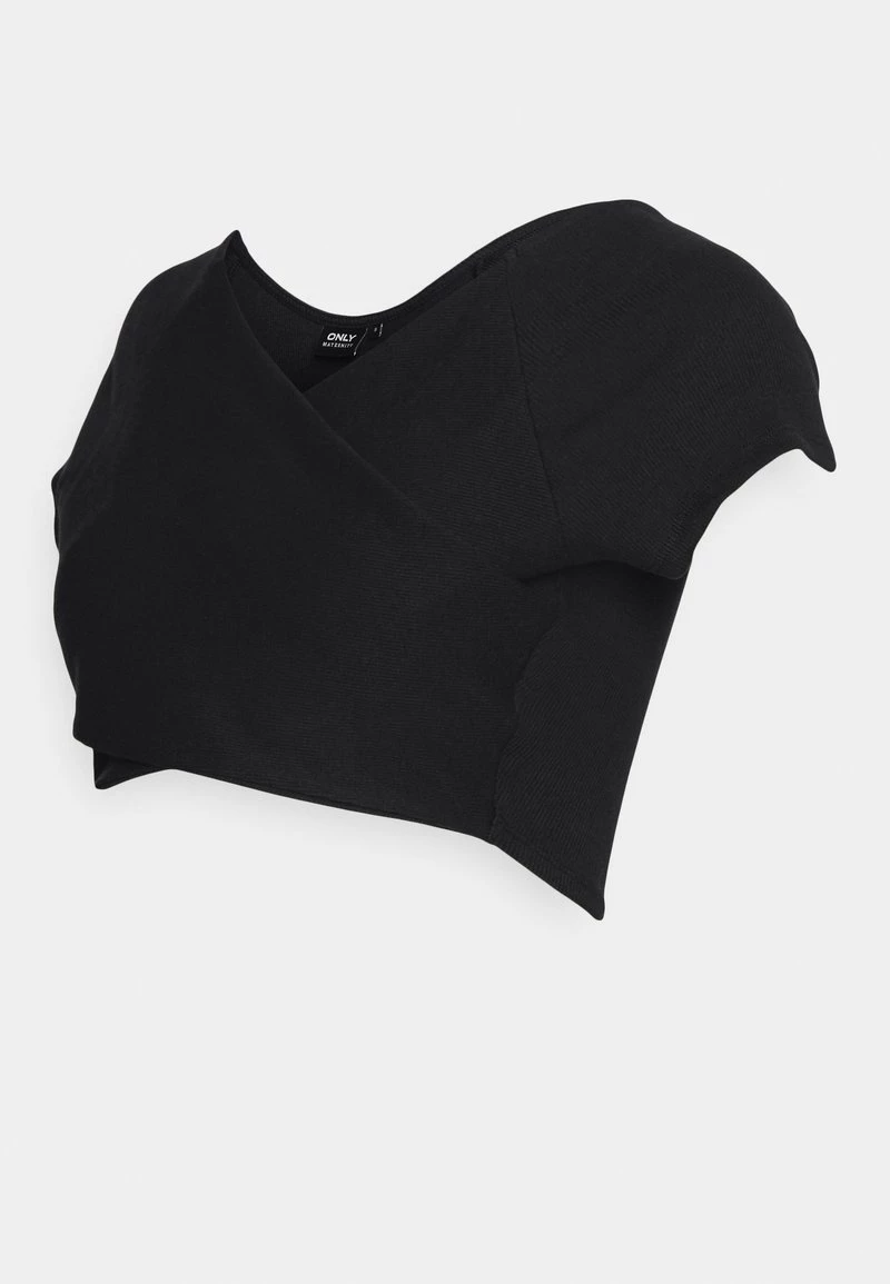 ONLY MATERNITY OLMOLLIE SHORT - T-Shirt Print - Black - Damen – Bild 4