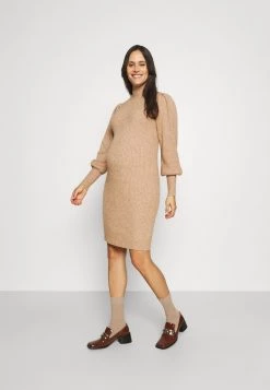 ONLY MATERNITY - Damen OLMKATIA DRESS - Strickkleid - Beige