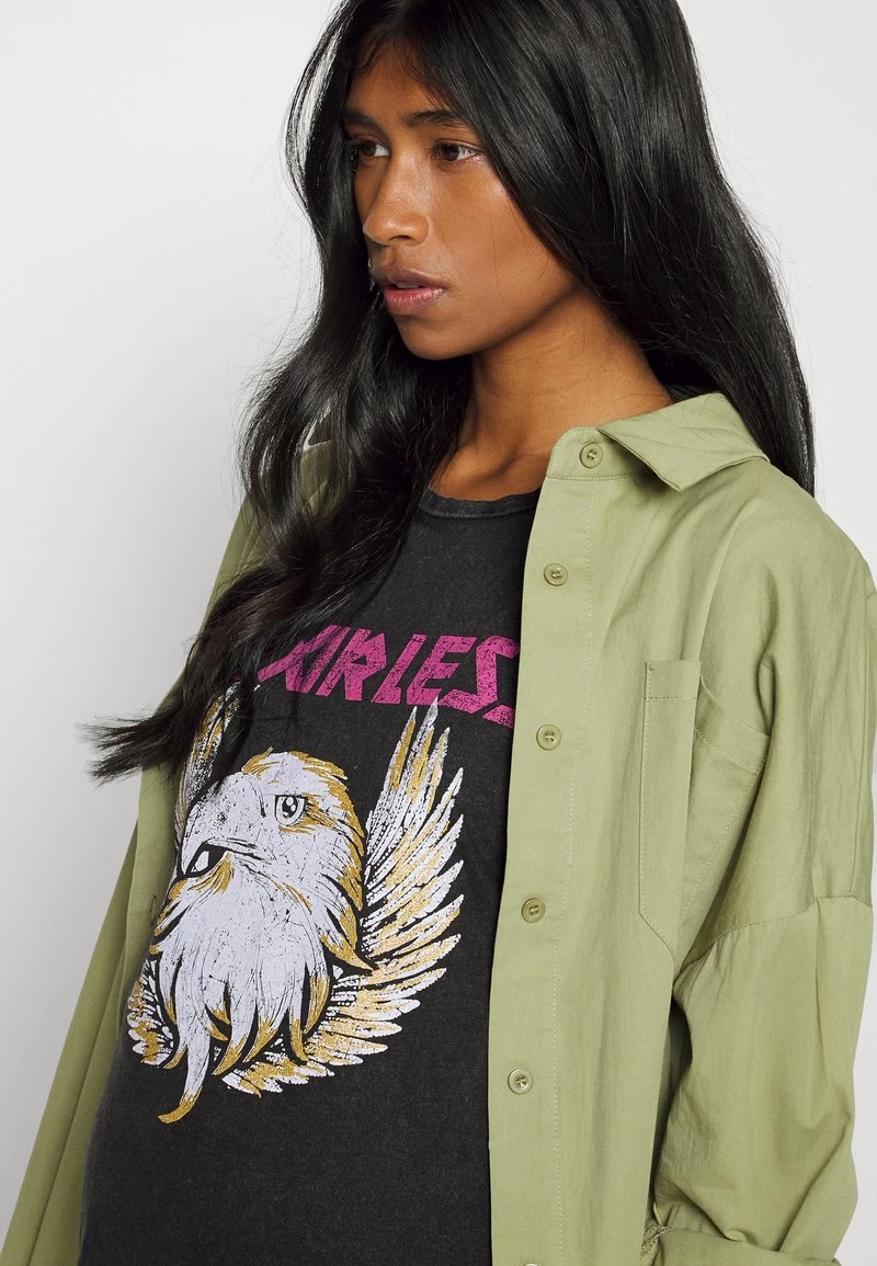 ONLY MATERNITY - Damen OLMLUCY ROCK TEE - T-Shirt Print - Black – Bild 4