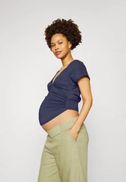 ONLY MATERNITY - Damen OLMMINA - T-Shirt Basic - Night Sky